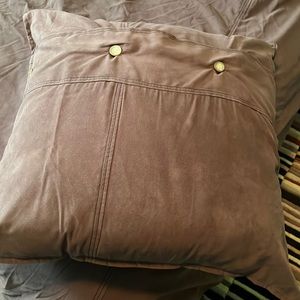 King microsuede duvet cover and 3 euro shams